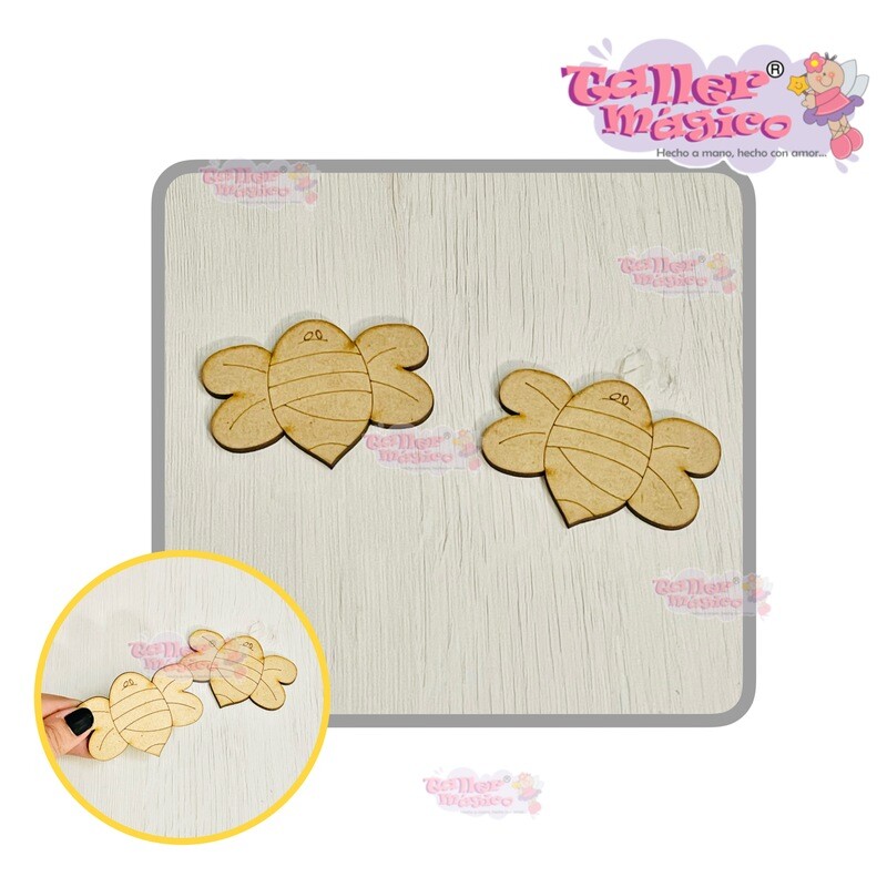 2 ABEJITAS GORDITAS 5CM