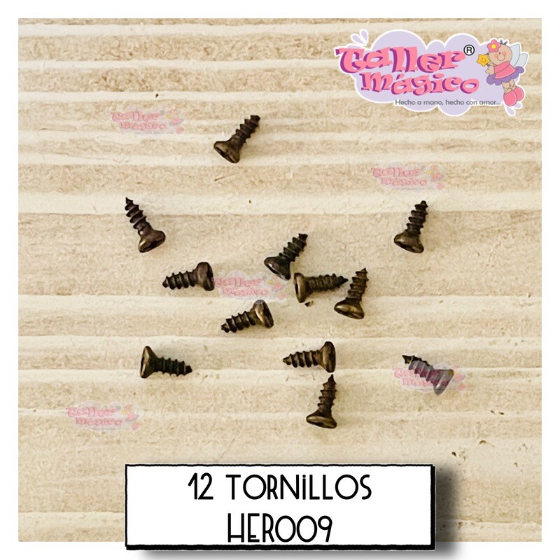 12 TORNILLOS