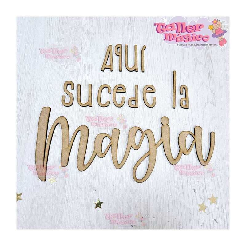 AQUI SUCEDE LA MAGIA 30X23