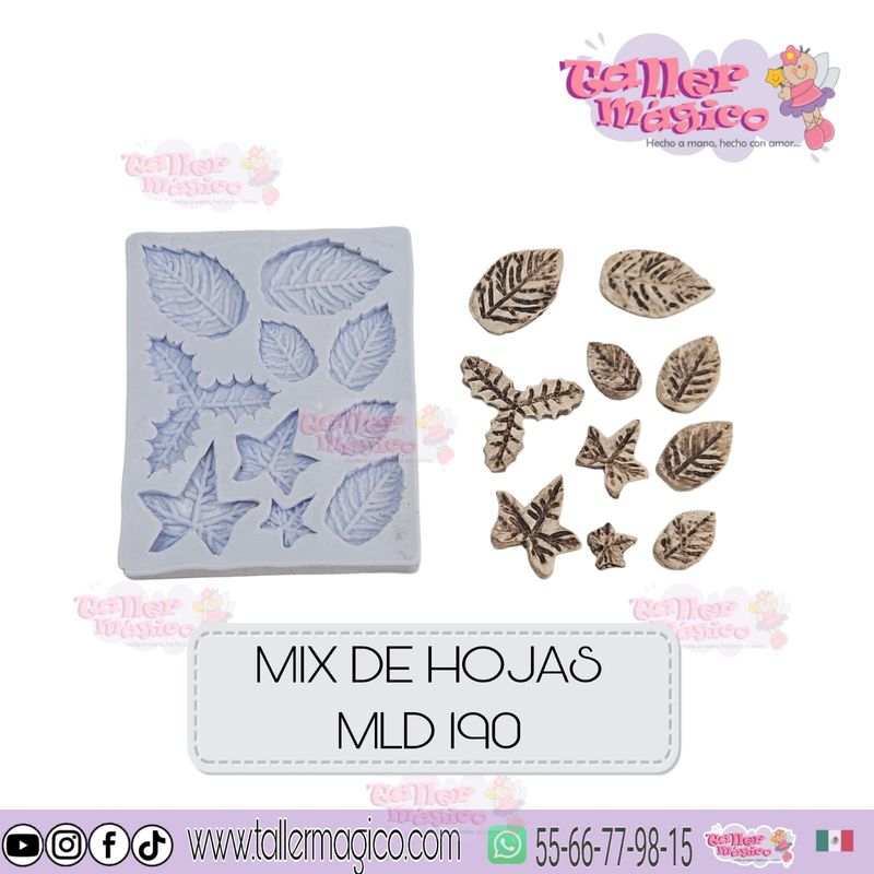 MOLDE MIX DE HOJAS