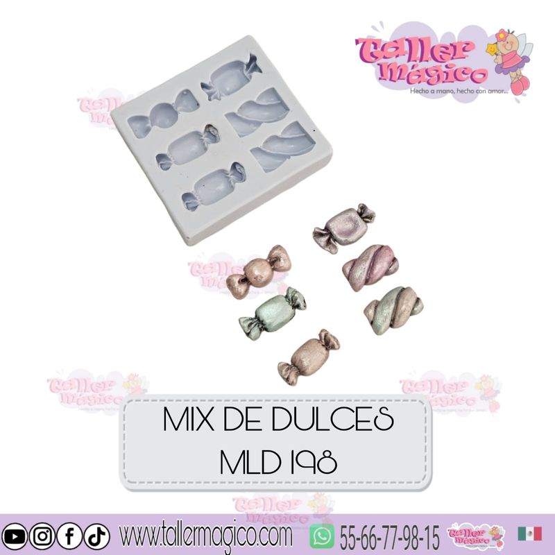 MOLDE MIX DE DULCES