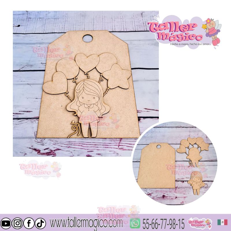 TAG NENA GLOBOS 30CM LISO