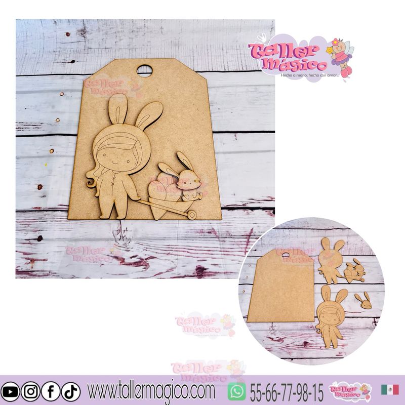 TAG NENA CARRETITTA 30CM LISO